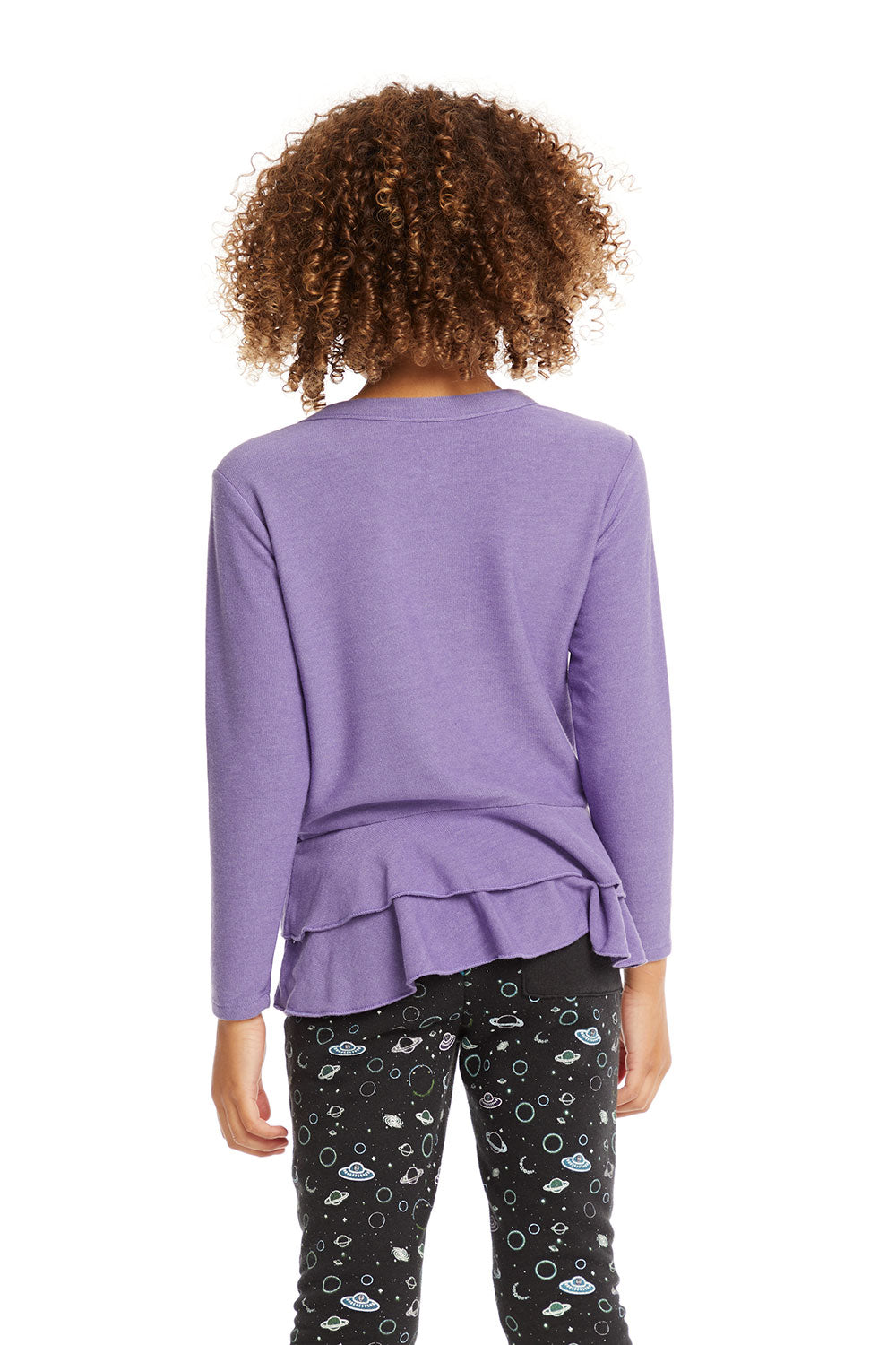 Veronica Purple Long Sleeve Tee GIRLS chaserbrand