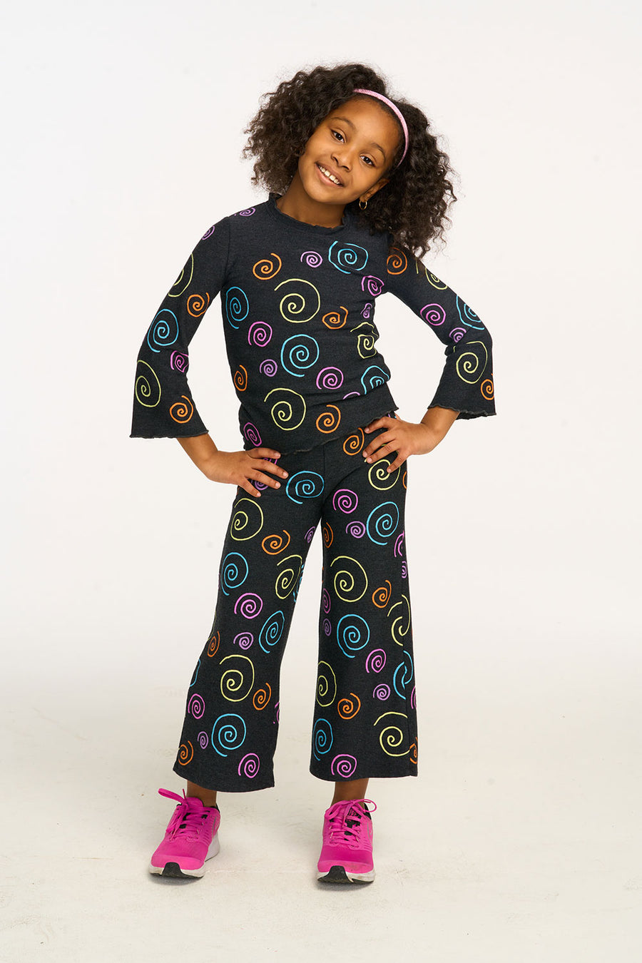 Rainbow Swirl Wide Leg Pant GIRLS chaserbrand