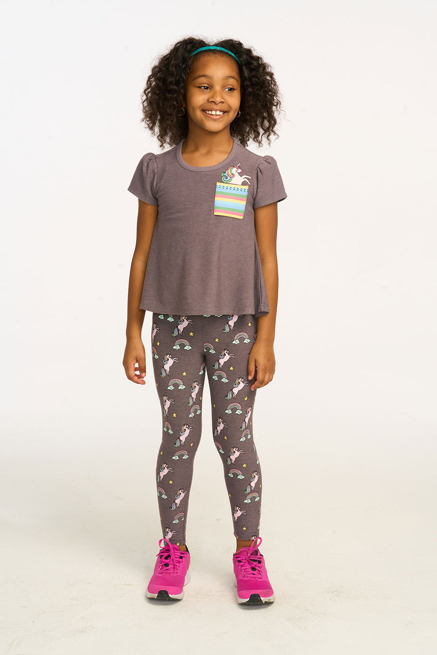 Allover Unicorn Rainbow Legging GIRLS chaserbrand