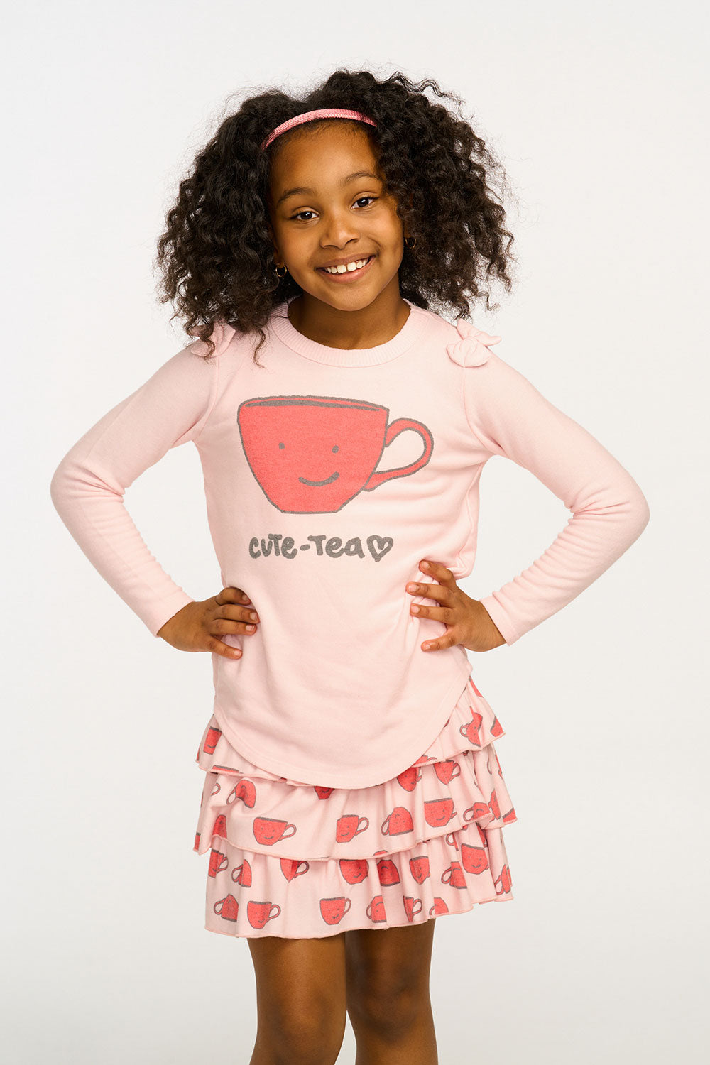 Cute Tea Long Sleeve Tee GIRLS chaserbrand