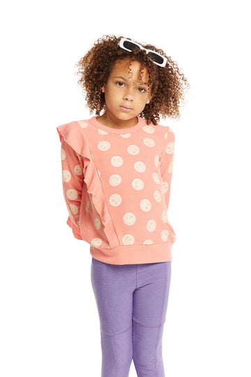 Leopard Smileys Long Sleeve GIRLS chaserbrand