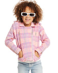 Moto Cotton Candy Plaid Jacket GIRLS chaserbrand