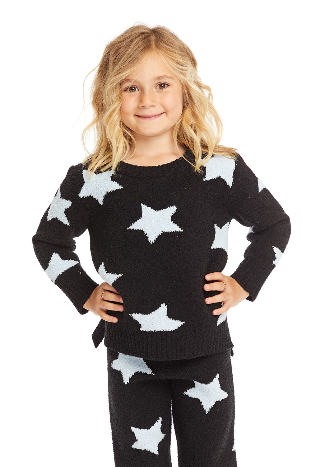 Hawthorn Licorice Star Pullover GIRLS chaserbrand