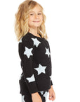 Hawthorn Licorice Star Pullover GIRLS chaserbrand