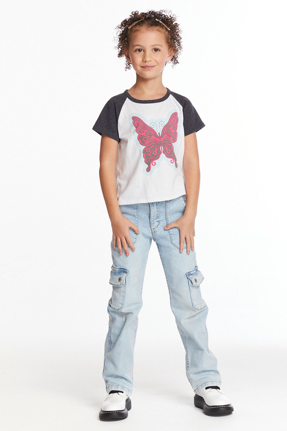 Butterfly Girls Tee Girls chaserbrand