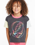 Grateful Dead Steal Your Face Rainbow Girls Tee GIRLS chaserbrand