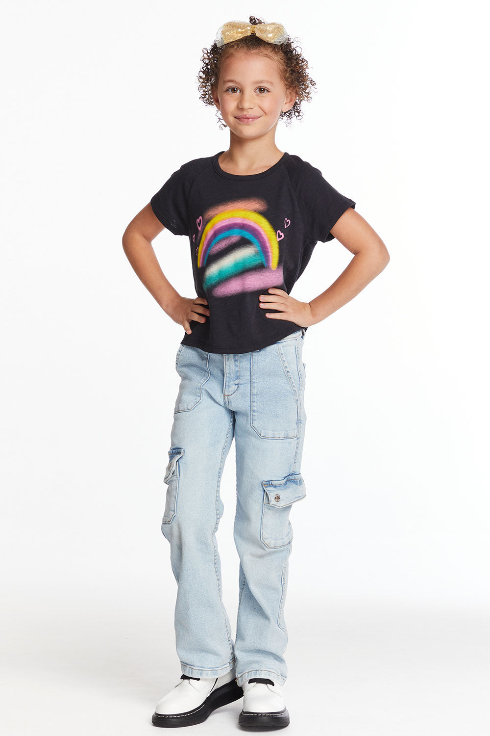 Ride The Rainbow Girls Tee Girls chaserbrand