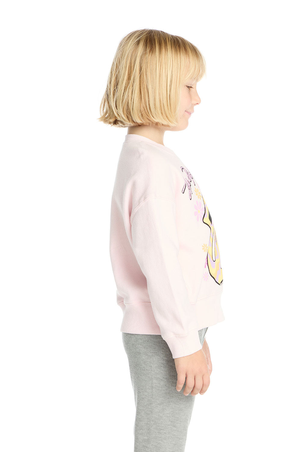 The Rolling Stones Retro Floral Tongue Long Sleeve Girls chaserbrand