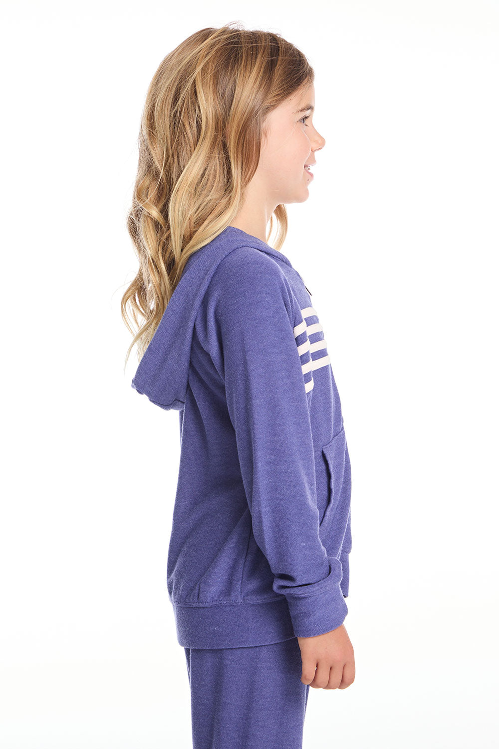 Frost Blue Girls Zip Up Hoodie GIRLS chaserbrand