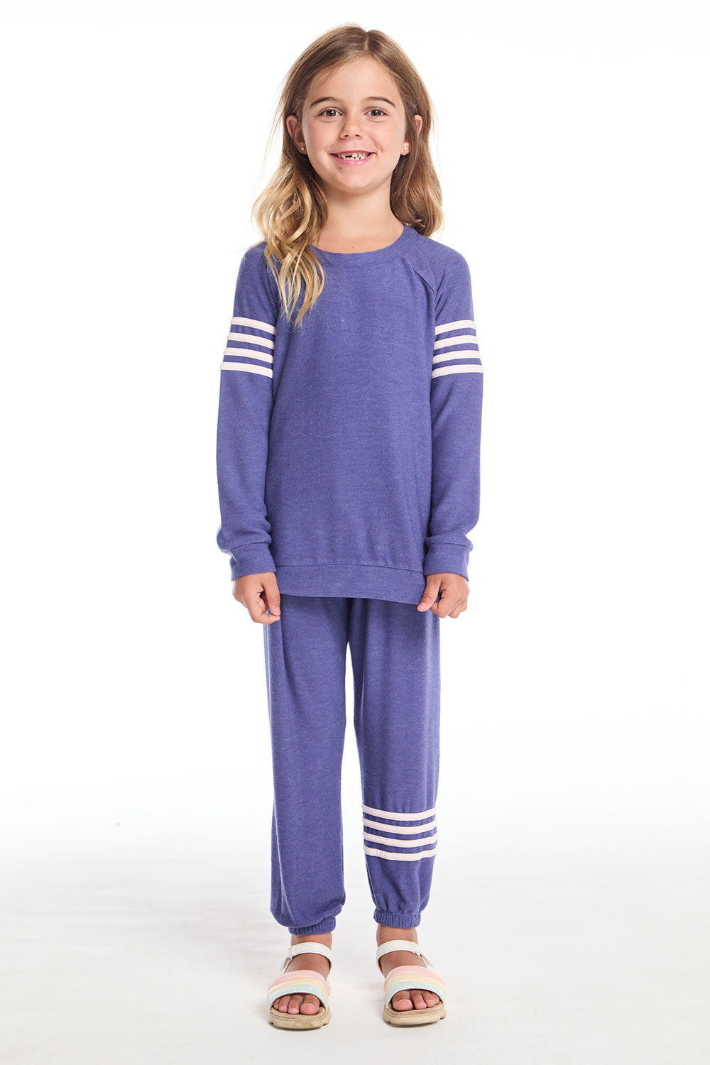 Basic Frost Blue Girls Pullover GIRLS chaserbrand