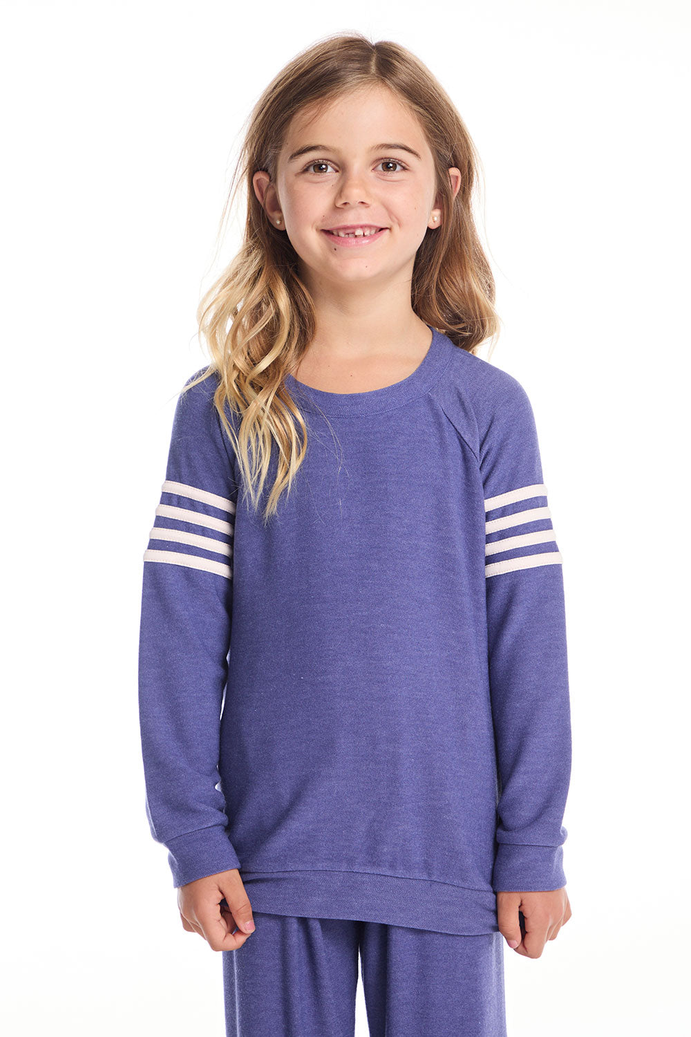 Basic Frost Blue Girls Pullover GIRLS chaserbrand