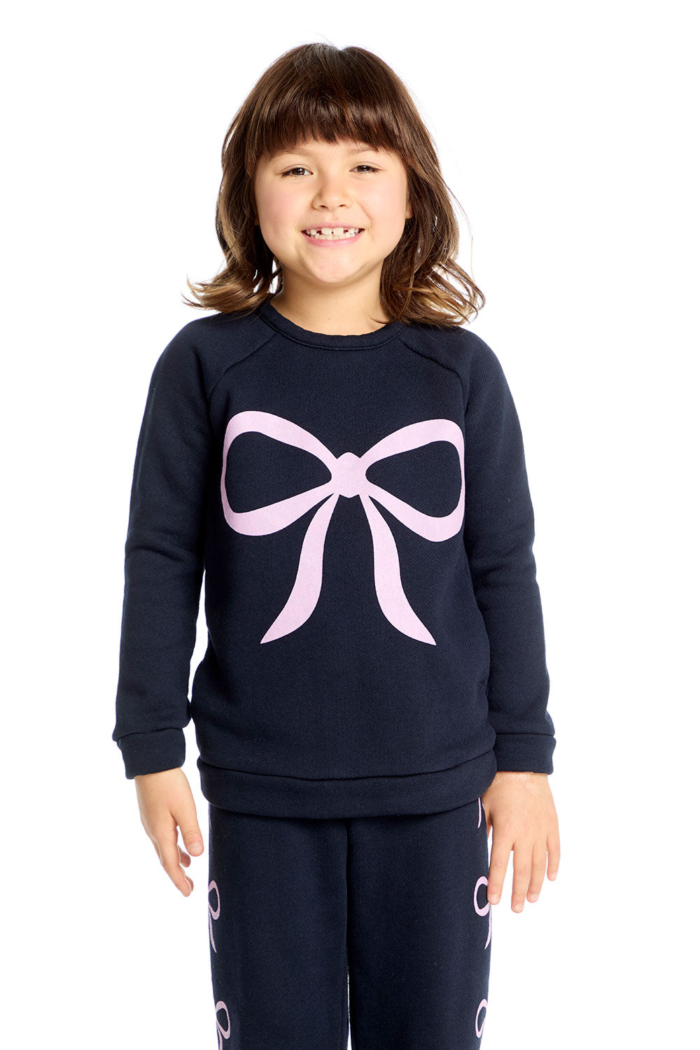 Basic Stormy Bows Pullover Girls chaserbrand