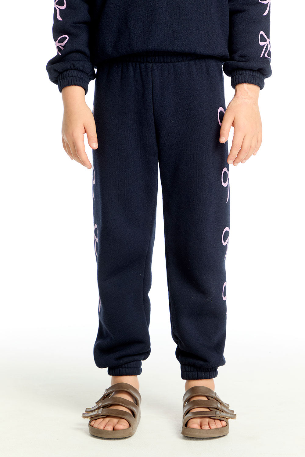 Shirred Easy Stormy Bows Sweatpant Girls chaserbrand
