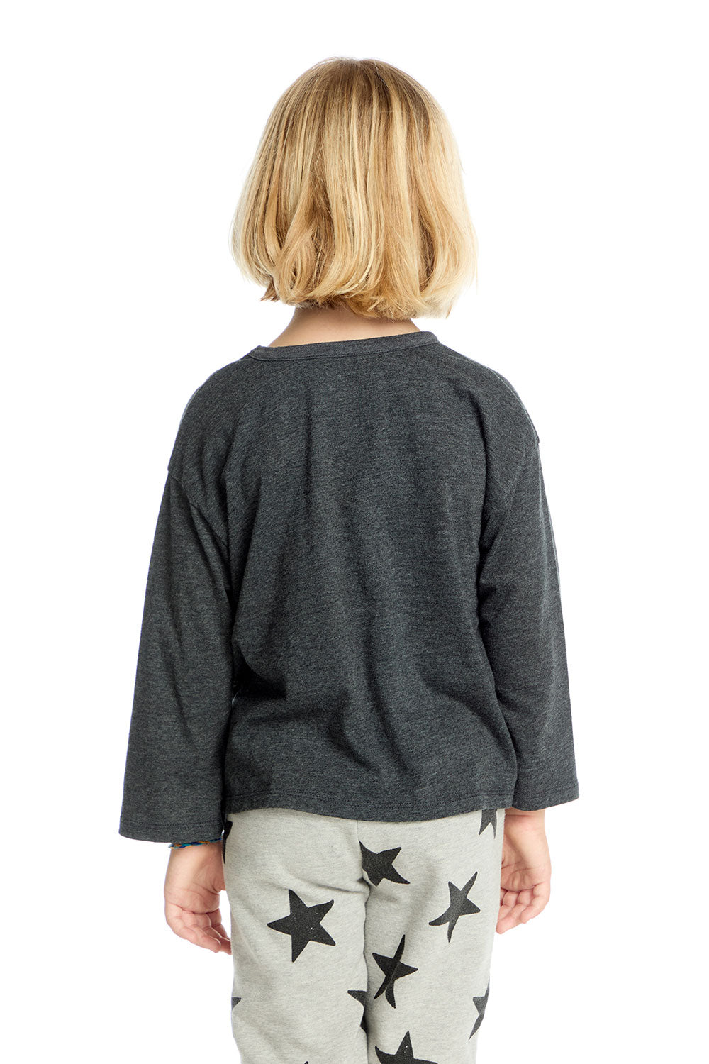 AC/DC Leopard Gradient Logo Long Sleeve Girls chaserbrand