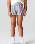 Girls Rainbow Wave Jade Girls Shorts chaserbrand