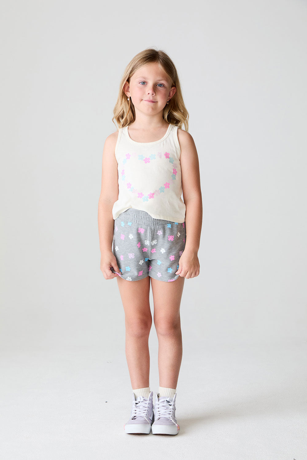 Girls Butterfly Flowers Shorts chaserbrand