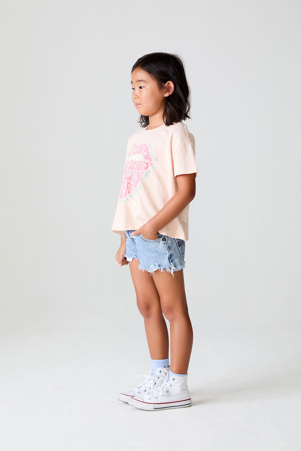 Girls The Rolling Stones She's A Rainbow Tee chaserbrand