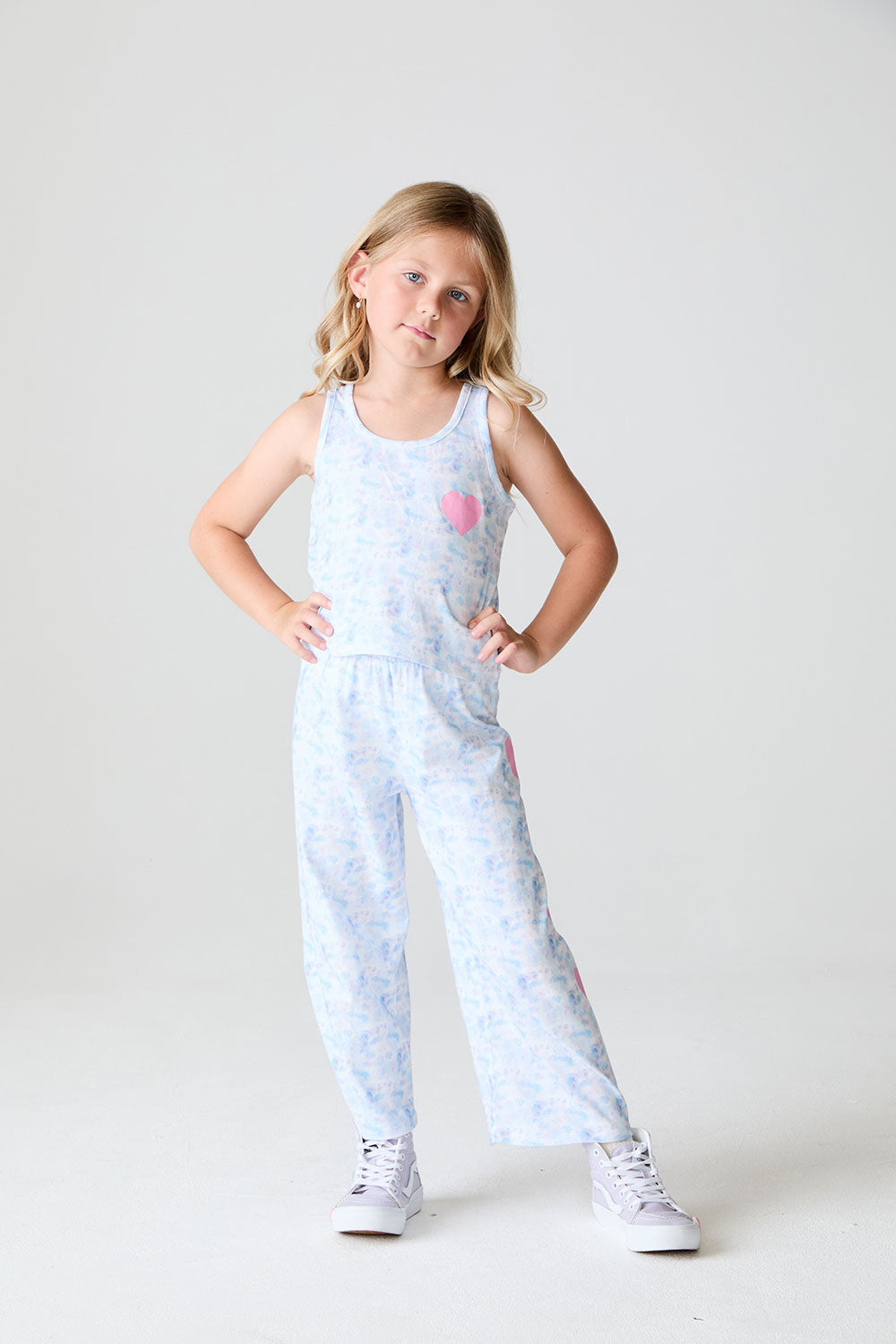 Girls Cloud Heart Tank chaserbrand