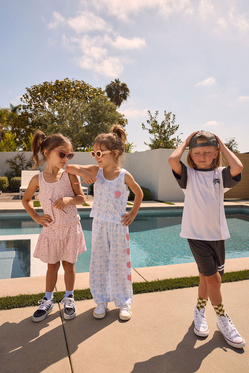 Girls Rosebud Ditsy Tank chaserbrand