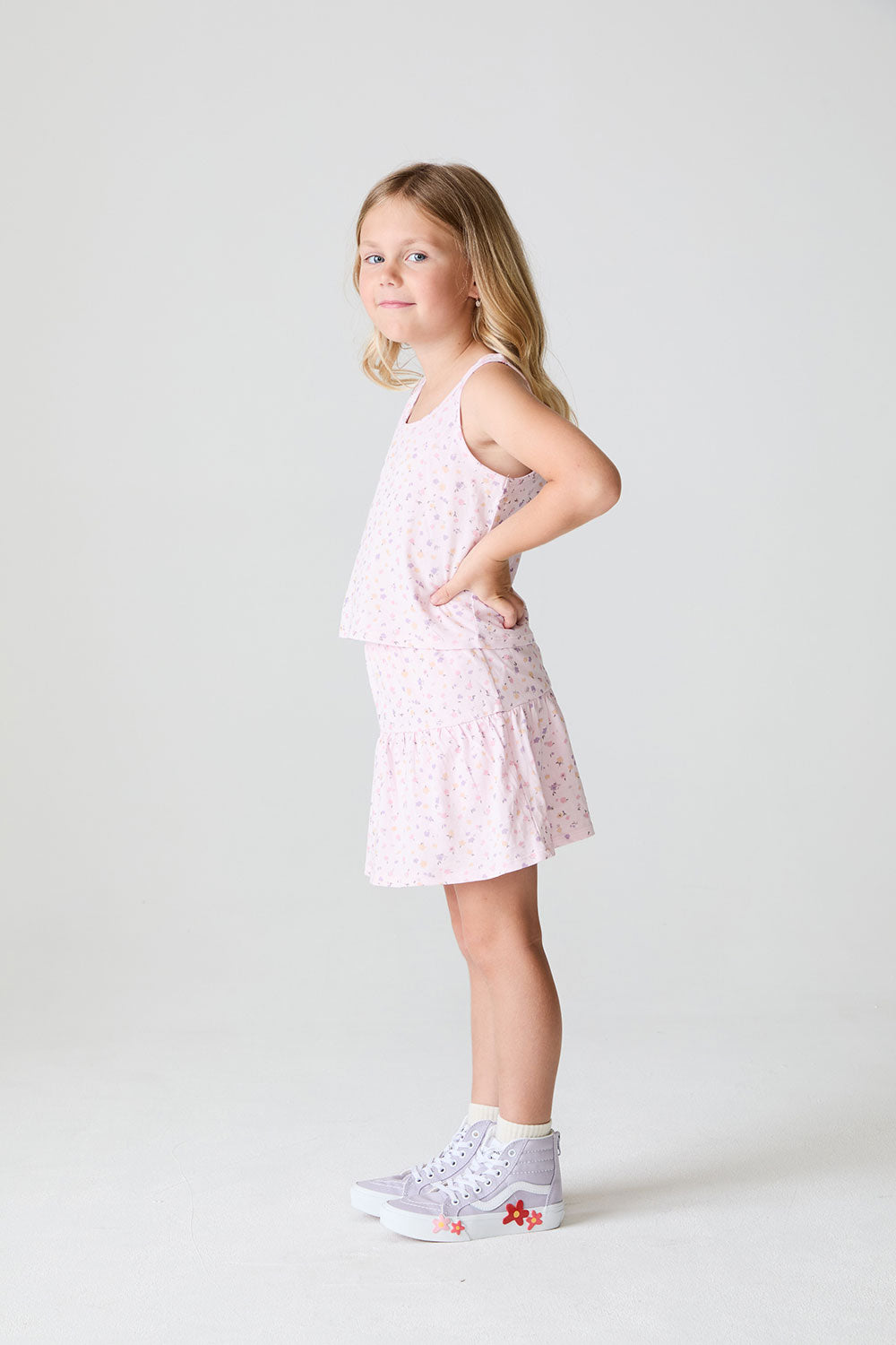 Girls Rosebud Ditsy Tank chaserbrand