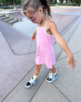 Girls Sporty Candy Pink Tank Dress chaserbrand