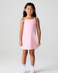 Girls Sporty Candy Pink Tank Dress chaserbrand