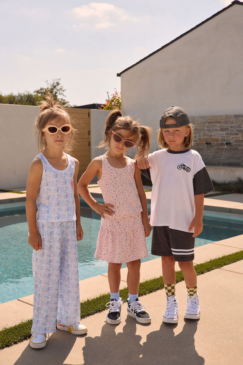 Girls Rosebud Ditsy Skirt chaserbrand