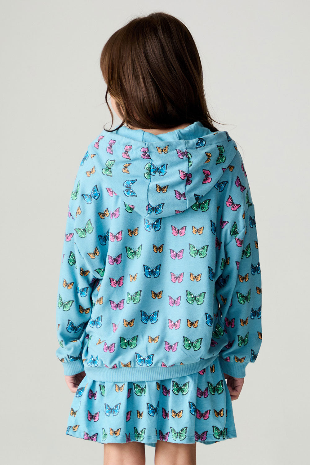 Girls Tiny Hearts Girls Pullover Hoodie chaserbrand