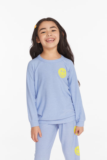 Stars Smiley Cozy Knit Girls Pullover Girls chaserbrand