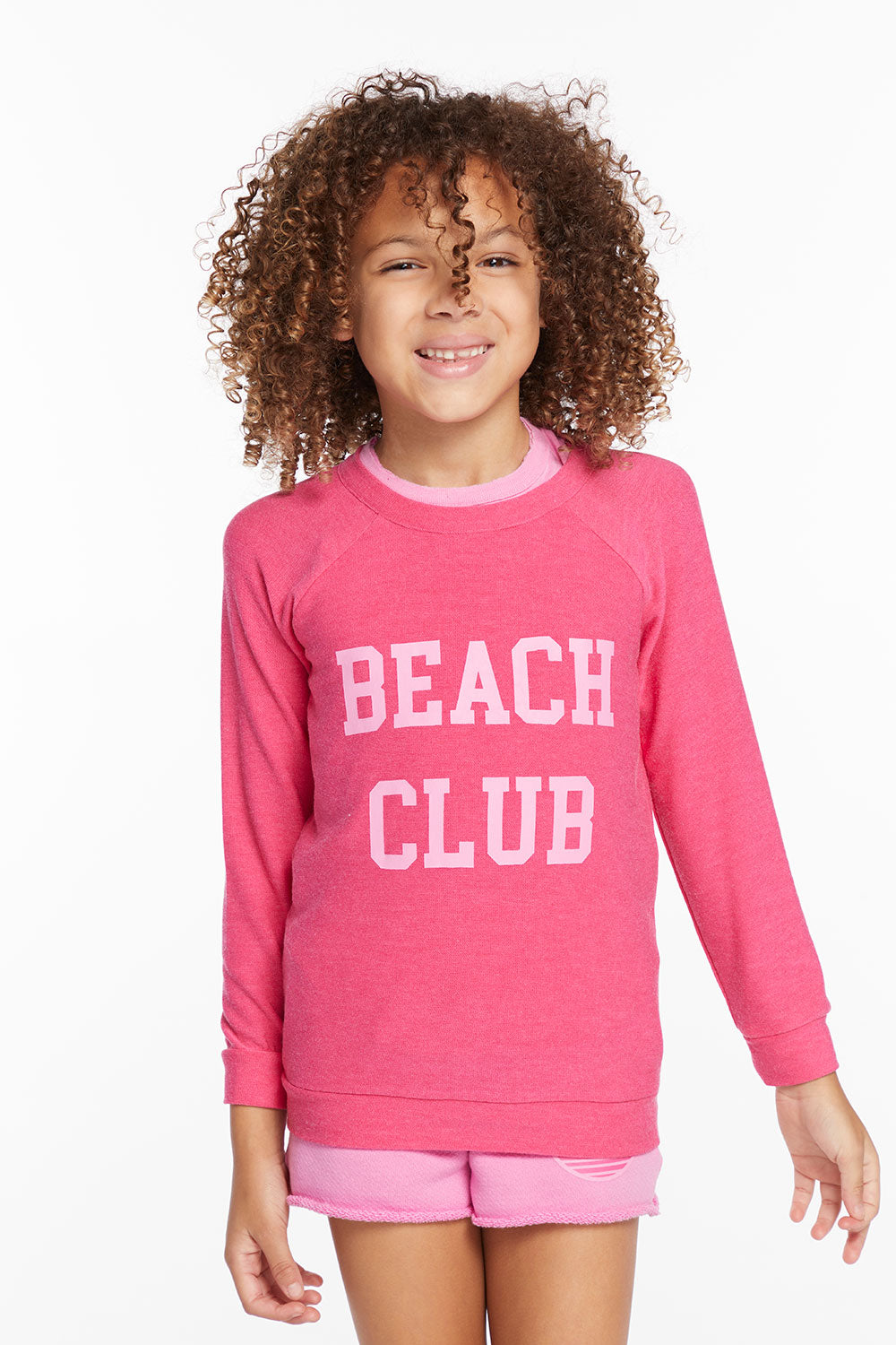 Beach Club Girls Cozy Knit Raglan Pullover GIRLS chaserbrand