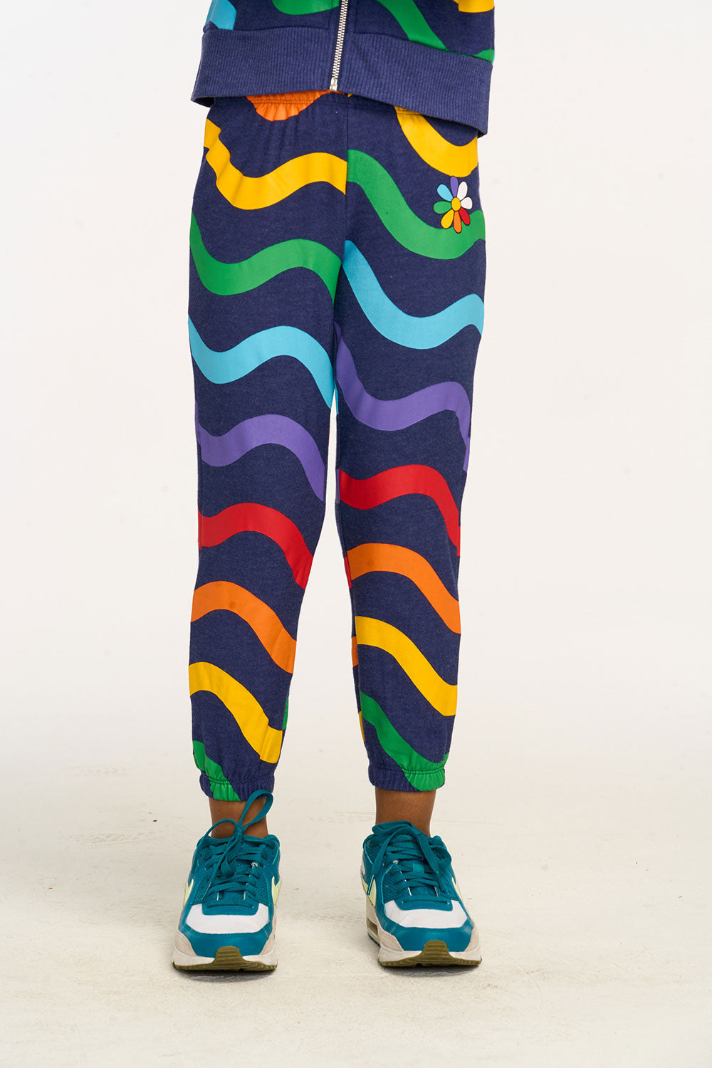 Wavy Rainbow Slouchy Pant GIRLS chaserbrand