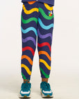 Wavy Rainbow Slouchy Pant GIRLS chaserbrand