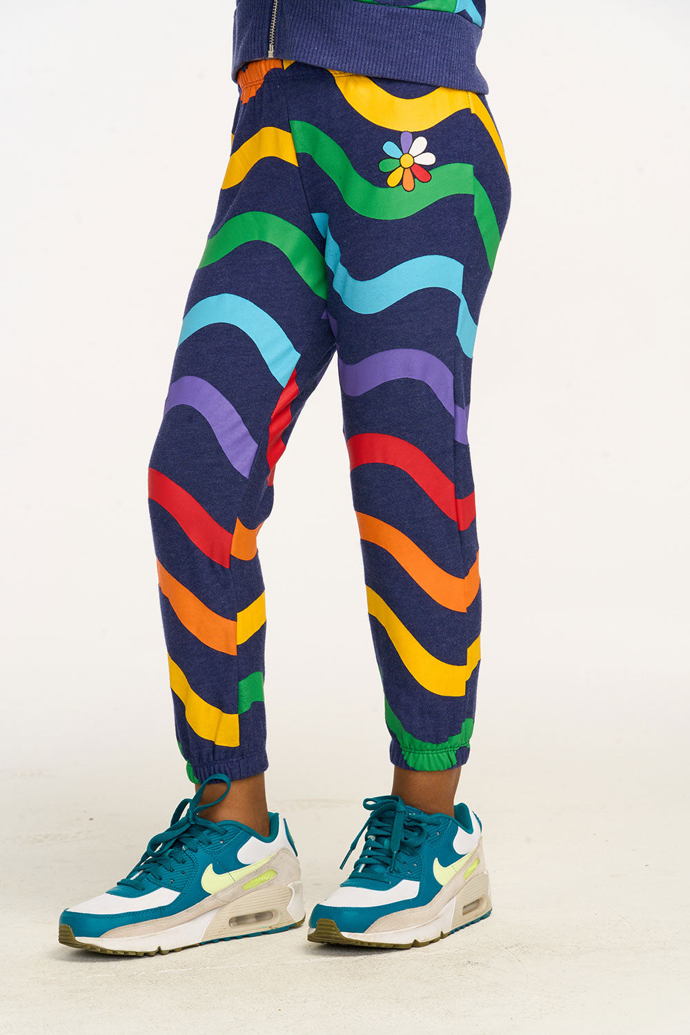 Wavy Rainbow Slouchy Pant GIRLS chaserbrand