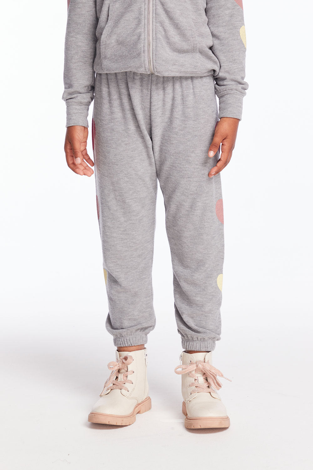 Multi Hearts Girls Sweatpants Girls chaserbrand