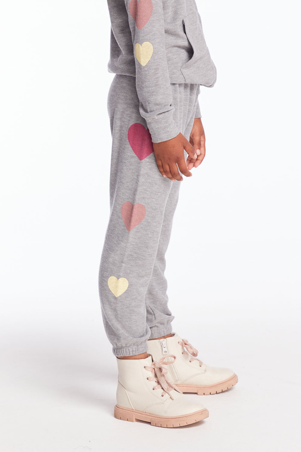 Multi Hearts Girls Sweatpants Girls chaserbrand