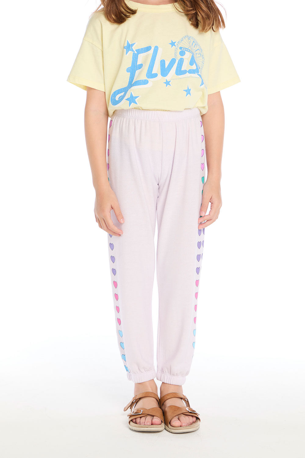 Love Hearts Cozy Knit Sweatpant Girls chaserbrand