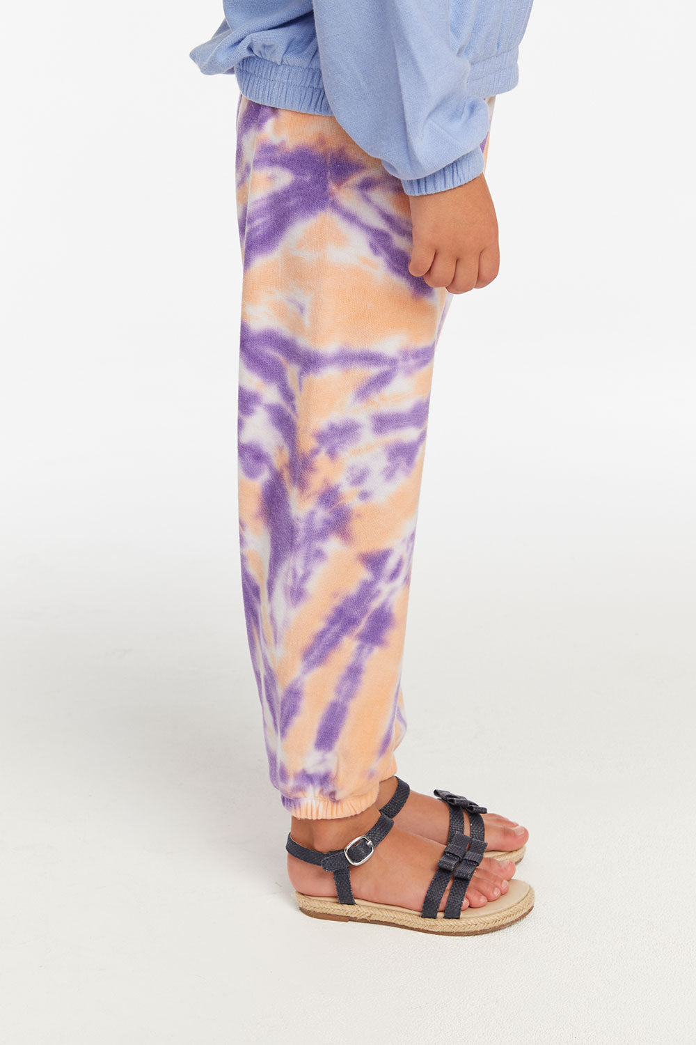 Slim Peach Lavender Tie Dye Girls Slouchy Pant Girls chaserbrand