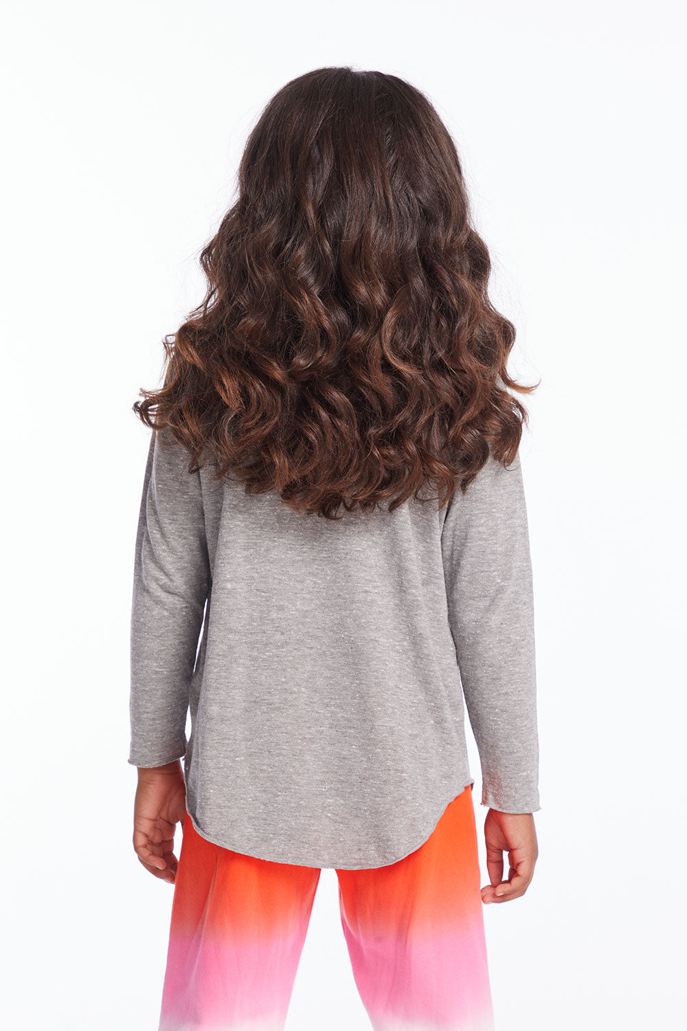 Snow Day Vibes Girls Long Sleeve Girls chaserbrand