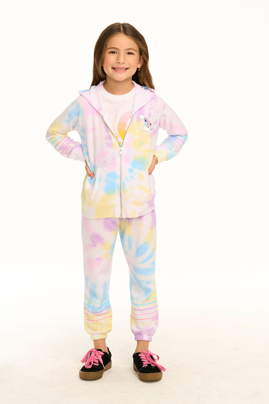 Rainbow Stripe Joggers GIRLS chaserbrand
