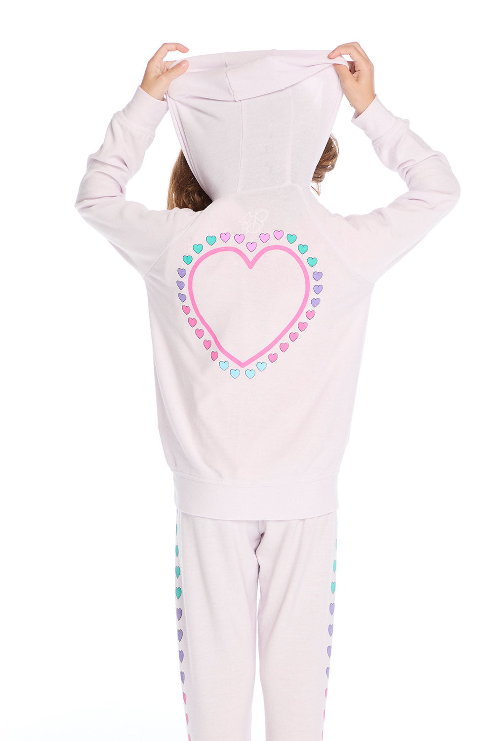 Love Hearts Hoodie Girls chaserbrand