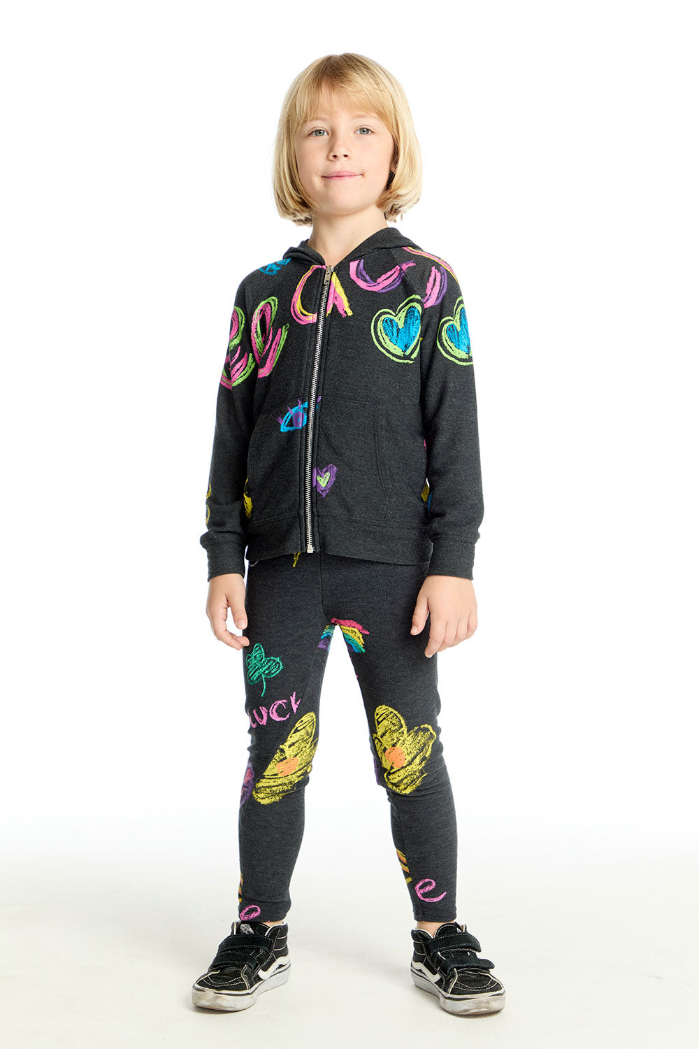 Allover Doodles Hoodie Girls chaserbrand