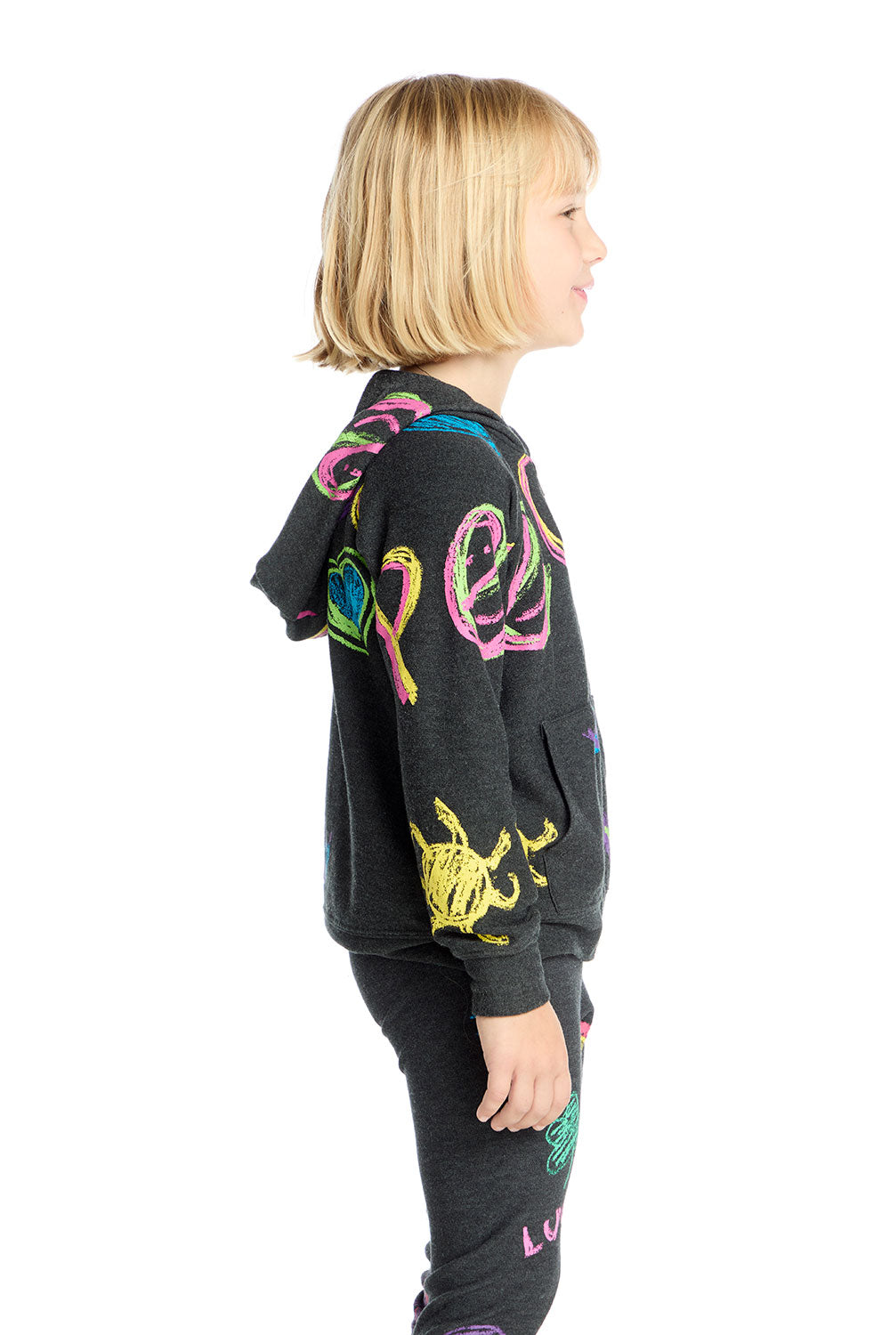 Allover Doodles Hoodie Girls chaserbrand