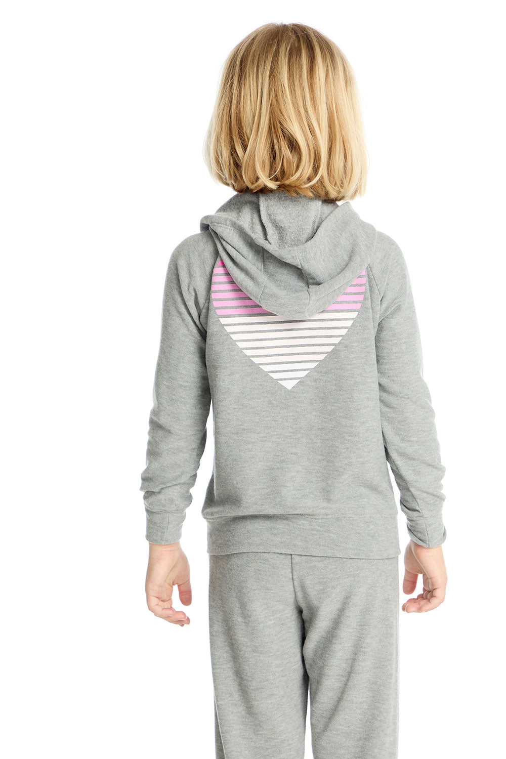 Gradient Heart Hoodie Girls chaserbrand