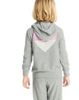 Gradient Heart Hoodie Girls chaserbrand