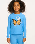 Peace Butterfly Long Sleeve Cozy Knit Pullover GIRLS chaserbrand