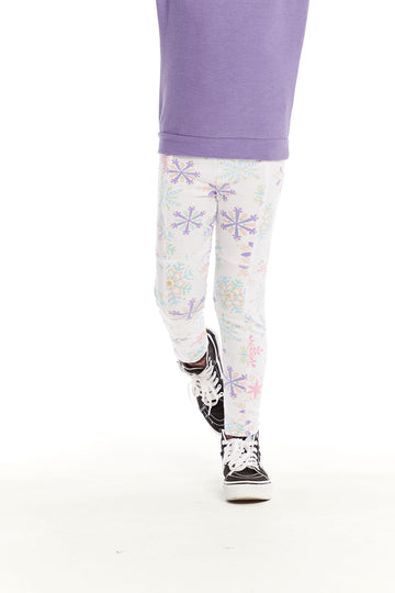 Seamed Panel Snowflake Jogger GIRLS chaserbrand
