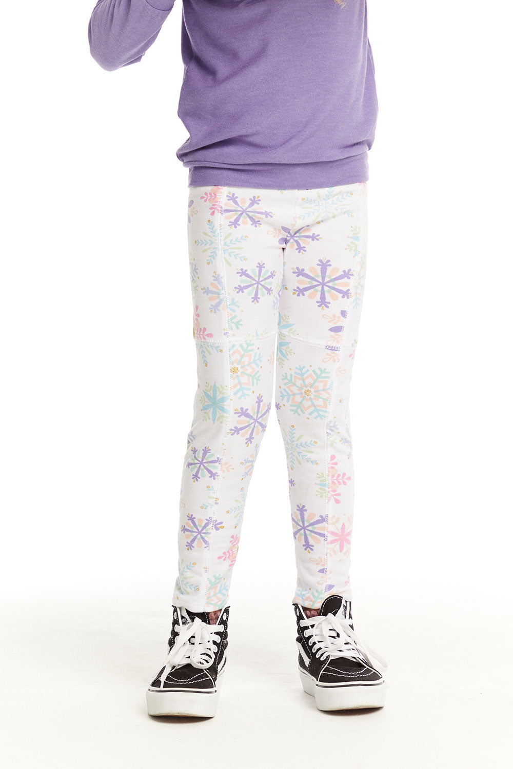 Seamed Panel Snowflake Jogger GIRLS chaserbrand