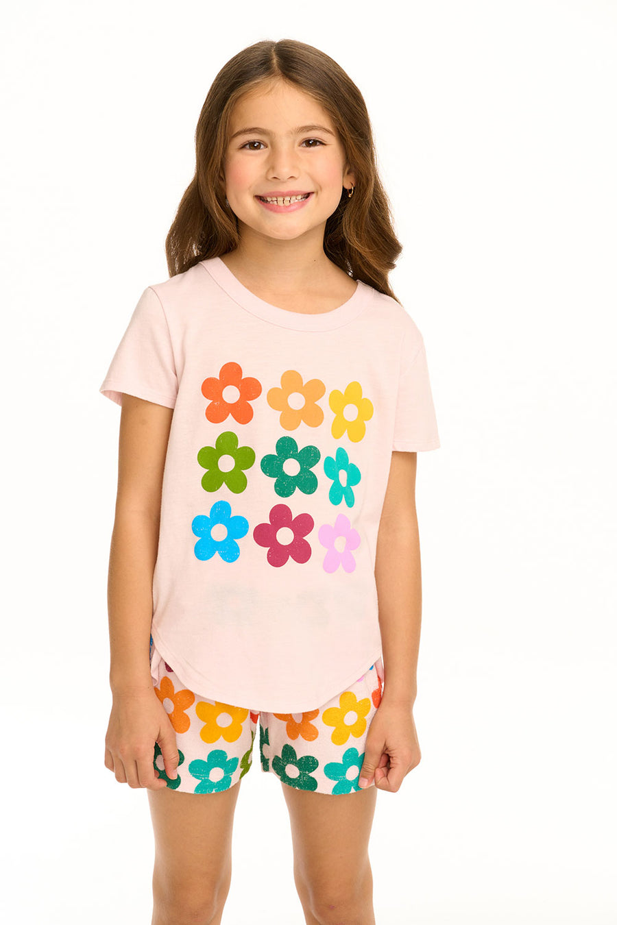 Scoop Neck Tee with Back Strap GIRLS chaserbrand
