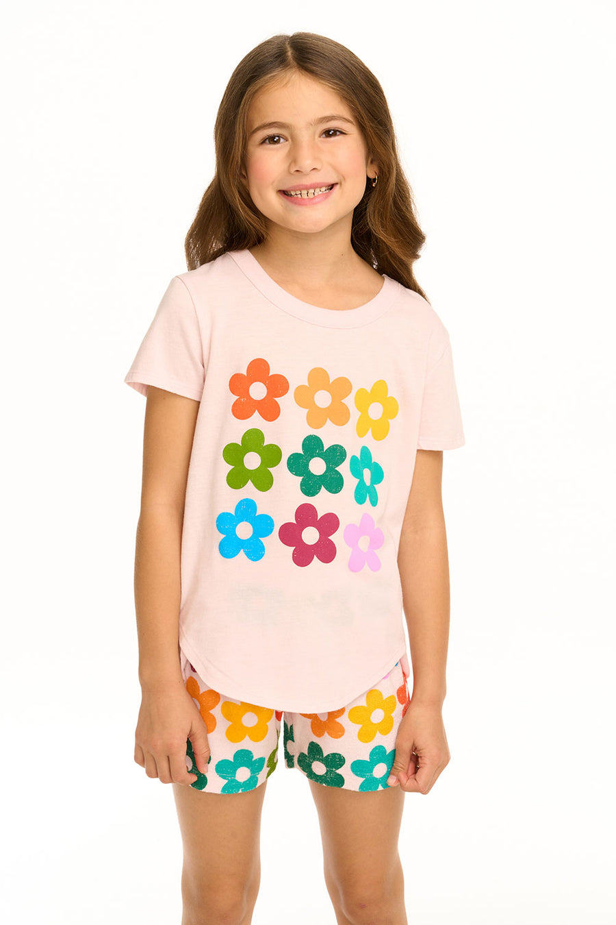 Scoop Neck Tee with Back Strap GIRLS chaserbrand