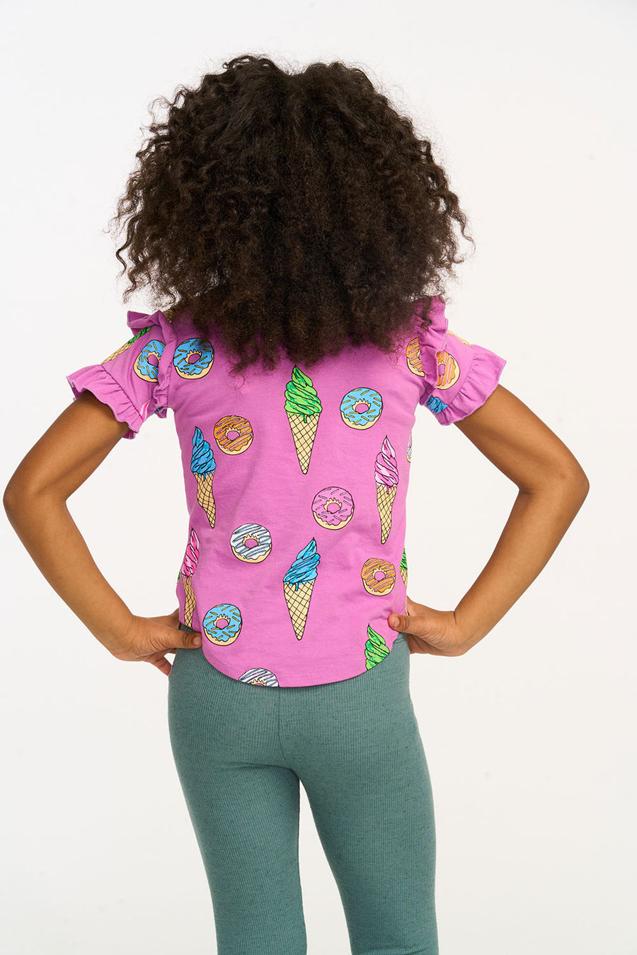Sweets Ruffle Sleeve Tee GIRLS chaserbrand